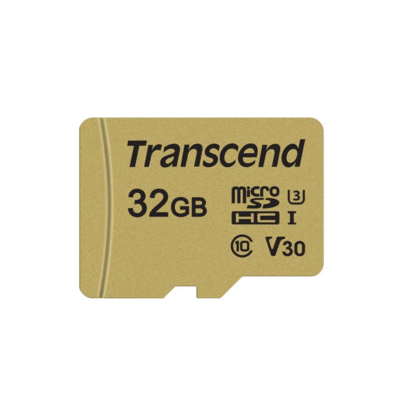 Transcend TS32GUSD500S flashgeheugen 32 GB MicroSDHC UHS-I Klasse 10 (TS32GUSD500S) thumbnail