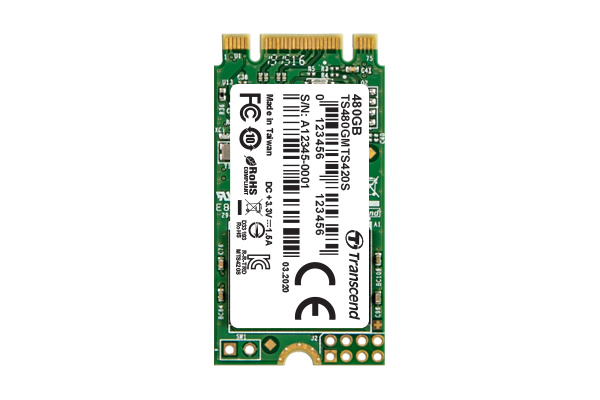 Transcend 420S M.2 480 GB SATA III 3D NAND (TS480GMTS420S) thumbnail