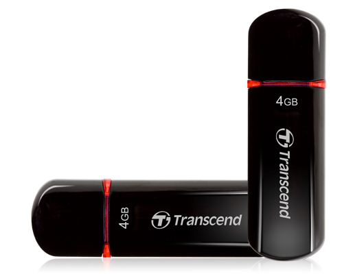 Transcend JetFlash 600 USB flash drive 4 GB USB Type-A 2.0 Zwart (TS4GJF600) thumbnail