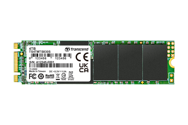 Transcend 830S M.2 4000 GB SATA III 3D NAND (TS4TMTS830S) thumbnail