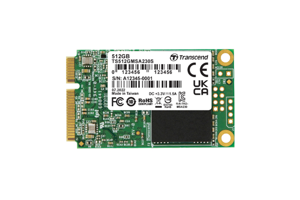 Transcend MSATA 230S 512 GB SATA III 3D NAND (TS512GMSA230S) thumbnail