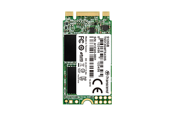 Transcend 430S M.2 512 GB SATA III 3D NAND (TS512GMTS430S) thumbnail