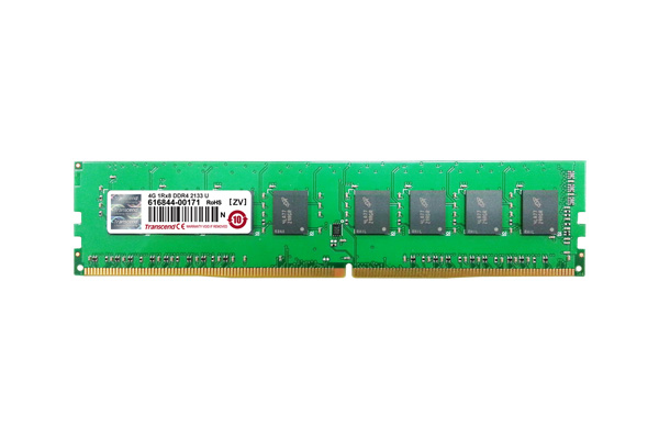 Transcend 4GB 2133 U-DIMM geheugenmodule 1 x 8 GB DDR4 2133 MHz (TS512MLH64V1H) thumbnail