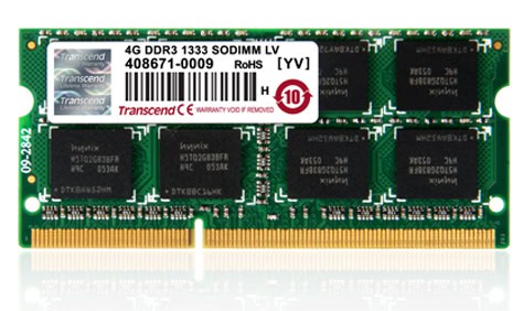 Transcend 4GB DDR3 1333 geheugenmodule 1 x 8 GB 1333 MHz (TS512MSK64V3H) thumbnail