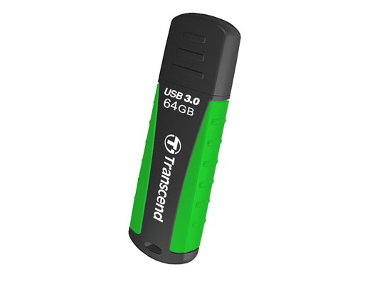 Transcend JetFlash 810 64GB USB 3.0 USB flash drive USB Type-A 3.2 Gen 1 (3.1 Gen 1) Zwart, Groen (TS64GJF810) thumbnail