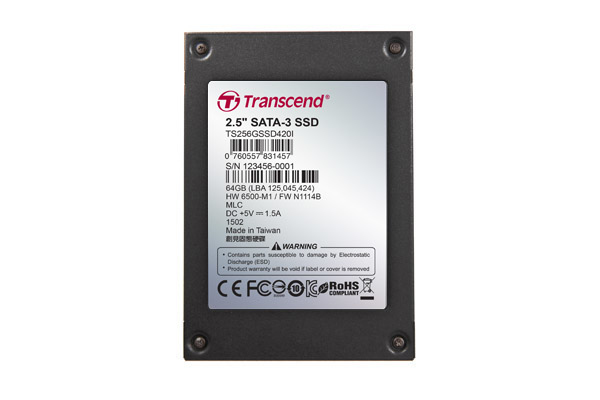 Transcend TS64GSSD420I internal solid state drive 2.5 64 GB SATA III MLC (TS64GSSD420I) thumbnail