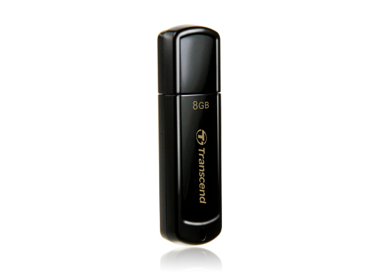 Transcend JetFlash elite JetFlash 350 USB flash drive 8 GB USB Type-A 2.0 Zwart (TS8GJF350) thumbnail