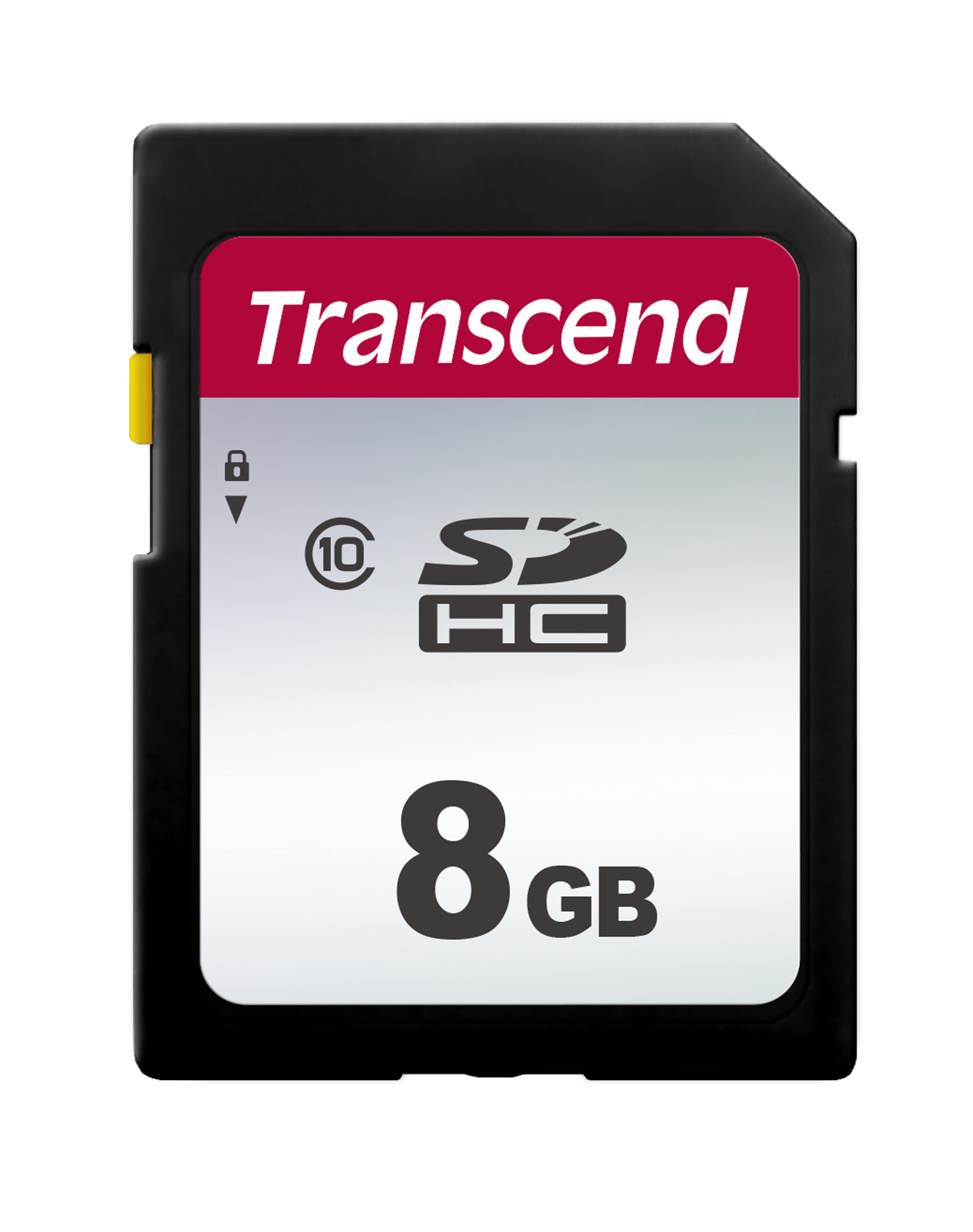 Transcend 300S 8 GB SDHC NAND Klasse 10 (TS8GSDC300S) thumbnail