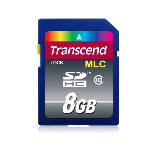 Transcend 8GB SDHC Class 10 Klasse 10 (TS8GSDHC10M) thumbnail