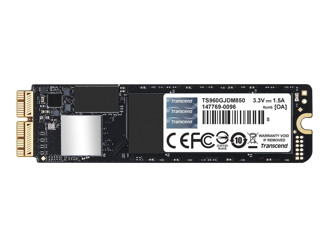 Transcend SSD 960GB, JetDrive 855, PCIe SSD upgrade kit for Mac (TS960GJDM855) (TS960GJDM855) thumbnail