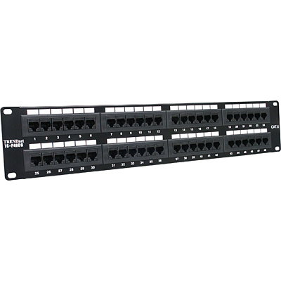 Trendnet 48-port Cat6 Unshielded Patch Panel (TC-P48C6) thumbnail