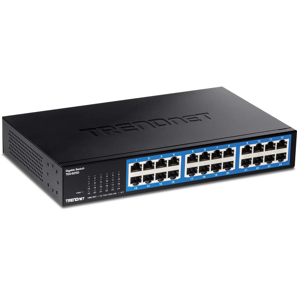 Trendnet TEG-S25D netwerk-switch Gigabit Ethernet (10/100/1000) (TEG-S25D) thumbnail