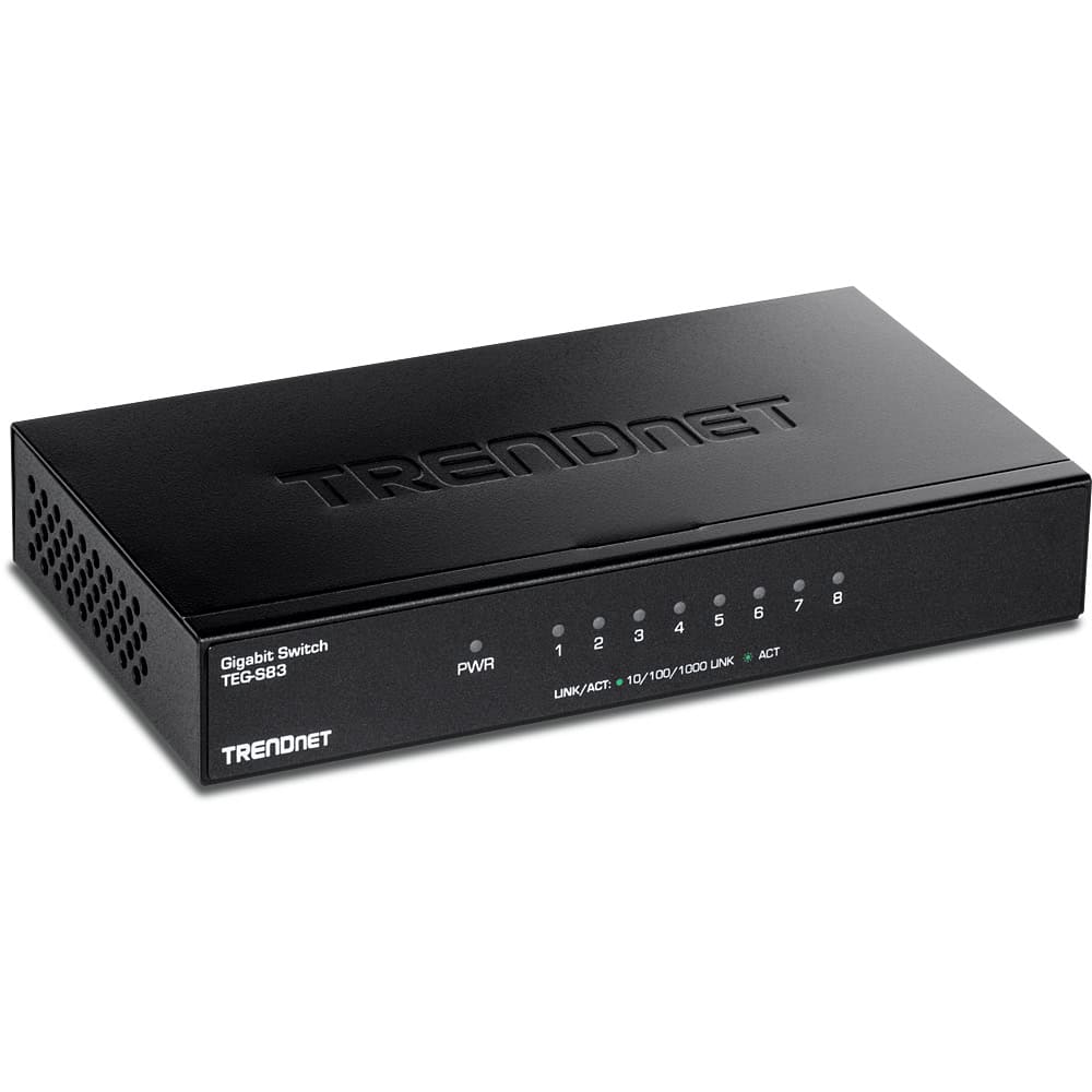Trendnet TEG-S83 netwerk-switch Geen (TEG-S83) thumbnail