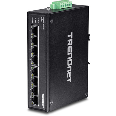 Trendnet TI-G80 netwerk-switch Unmanaged L2 Gigabit Ethernet (10/100/1000) Zwart (TI-G80) thumbnail