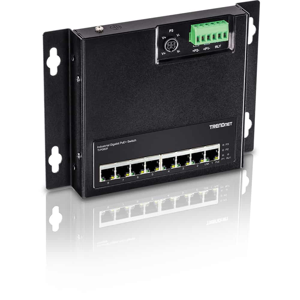 Trendnet TI-PG80F netwerk-switch Unmanaged Gigabit Ethernet (10/100/1000) Power over Ethernet (PoE) (TI-PG80F) thumbnail