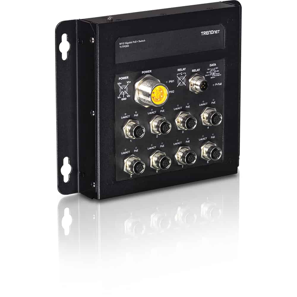 Trendnet TI-TPG80 netwerk-switch Managed Power over Ethernet (PoE) Zwart (TI-TPG80) thumbnail