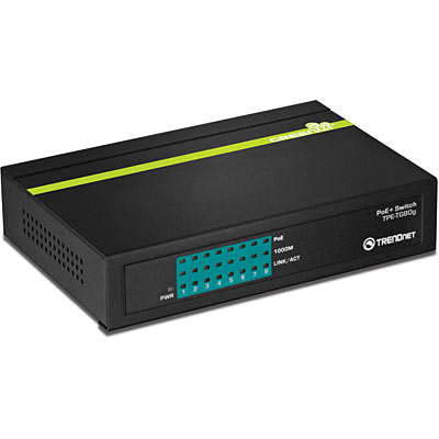 Trendnet TPE-TG80G netwerk-switch Unmanaged Power over Ethernet (PoE) Zwart (TPE-TG80G) thumbnail