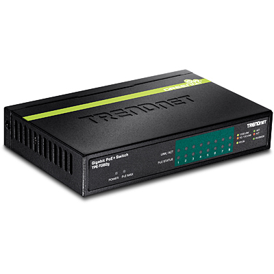 Trendnet TPE-TG82G netwerk-switch Unmanaged Gigabit Ethernet (10/100/1000) Power over Ethernet (PoE) Zwart (TPE-TG82G) thumbnail Trendnet TPE-TG82G netwerk-switch Unmanaged Gigabit Ethernet (10/100/1000) Power over Ethernet (PoE) Zwart (TPE-TG82G) thumbnail