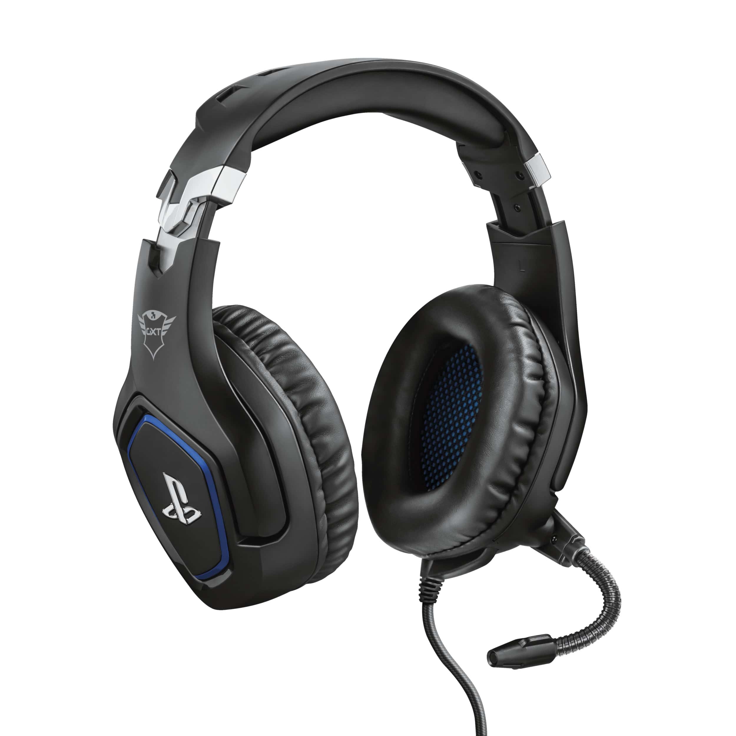 Trust GXT 488 Forze PS4 Gaming Headset - Officieel gelicentieerde PS4 headset – Opklapbare microfoon – 50 mm drivers – Zwart (23530) thumbnail