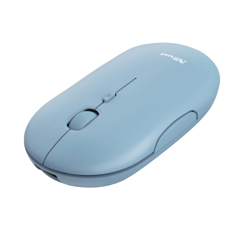 Trust Puck muis Ambidextrous RF-draadloos + Bluetooth 1600 DPI (24126) thumbnail