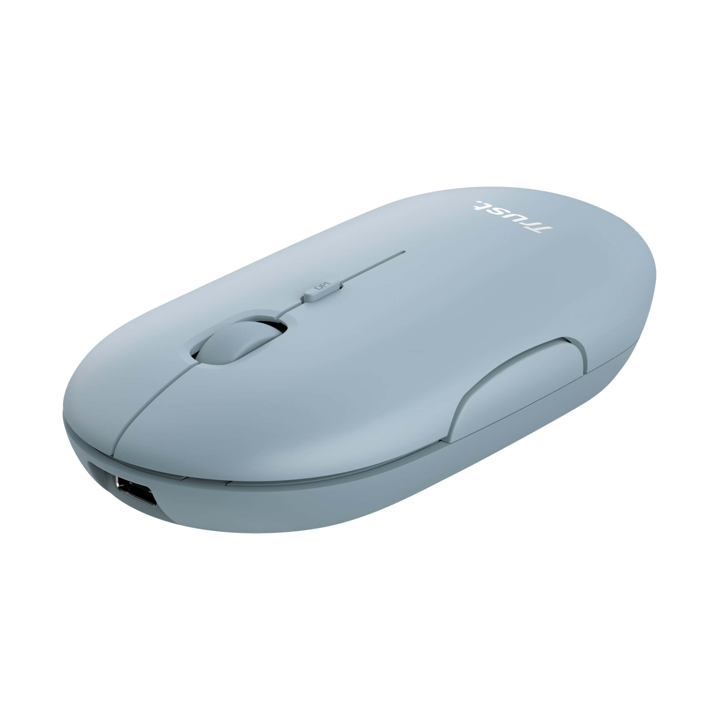 Trust Puck muis Kantoor Ambidextrous RF-draadloos + Bluetooth 1600 DPI (24126) thumbnail
