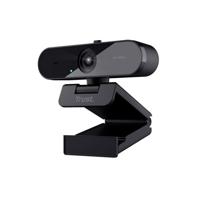 Trust TW‑200 Full HD Webcam – webcam – business model - met groothoeklens en privacyfilter – Zwart (24734) thumbnail