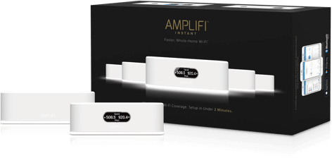 AmpliFi Instant System draadloze router Gigabit Ethernet Dual-band (2.4 GHz / 5 GHz) 4G Wit (AFI-INS) thumbnail