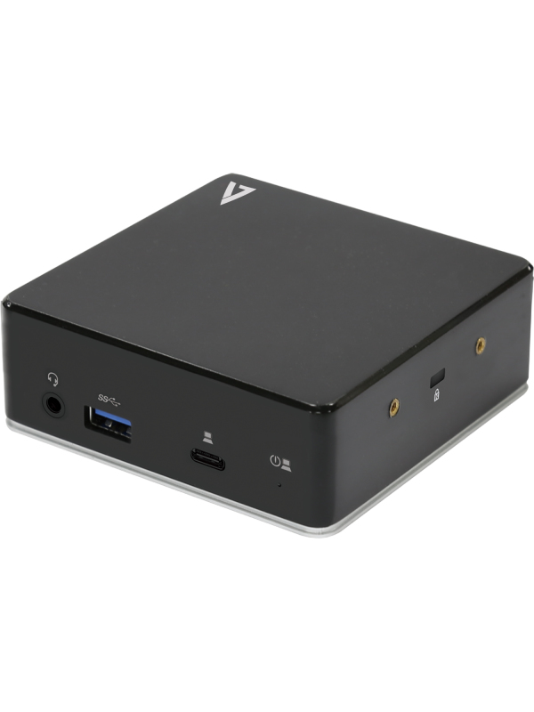 V7 UCDDS1080P dockingstation voor mobiel apparaat Zwart (UCDDS1080P) thumbnail