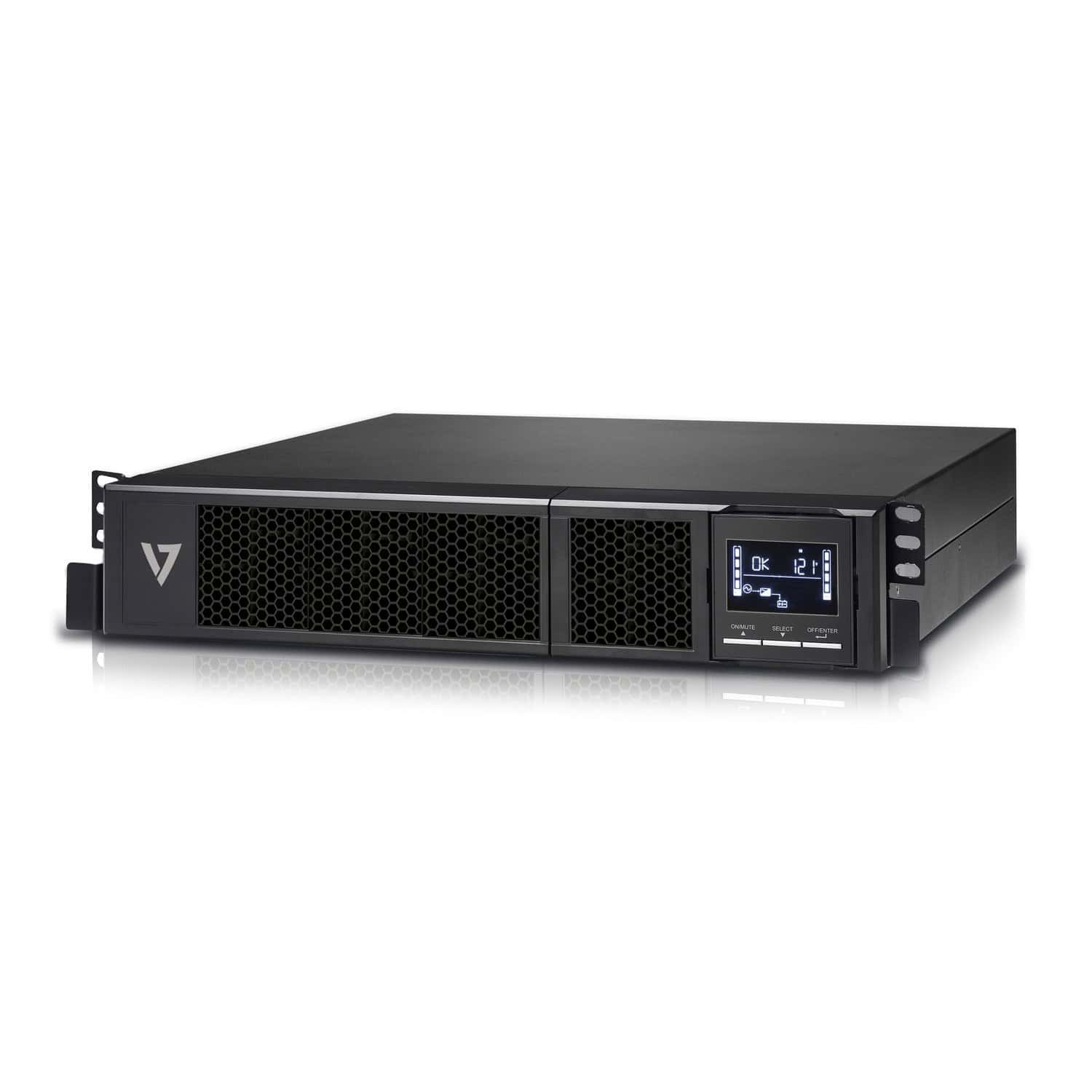 V7 UPS1RM2U3000-1E UPS Line-interactive 3 kVA 2700 W (UPS1RM2U3000-1E) thumbnail