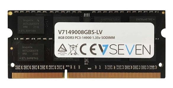 V7 V7149008GBS-LV geheugenmodule 8 GB 1 x 8 GB DDR3 1866 MHz (V7149008GBS-LV) thumbnail
