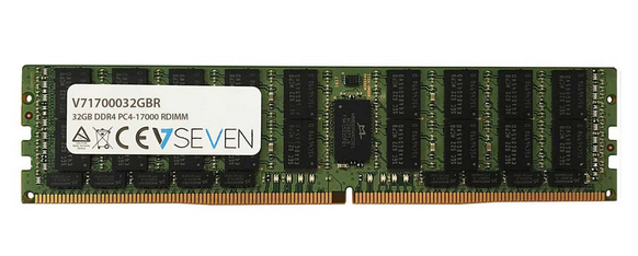 V7 V71700032GBR geheugenmodule 32 GB 1 x 32 GB DDR4 2133 MHz ECC (V71700032GBR) thumbnail
