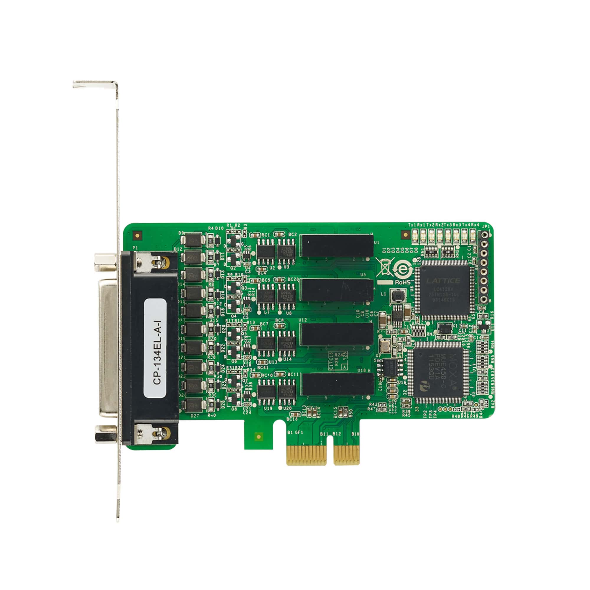Moxa CP-104EL - Serieller Adapter - PCIe Low Profile - RS-232 x 4 (CP-104EL) (CP-104EL) thumbnail