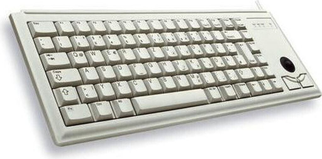 Cherry Slim Line G84-4400 - Tastatur - USB - 83 Tasten - Trackball - Hellgrau - US-Layout (G84-4400 LUBUS-0) (G84-4400 LUBUS-0) thumbnail