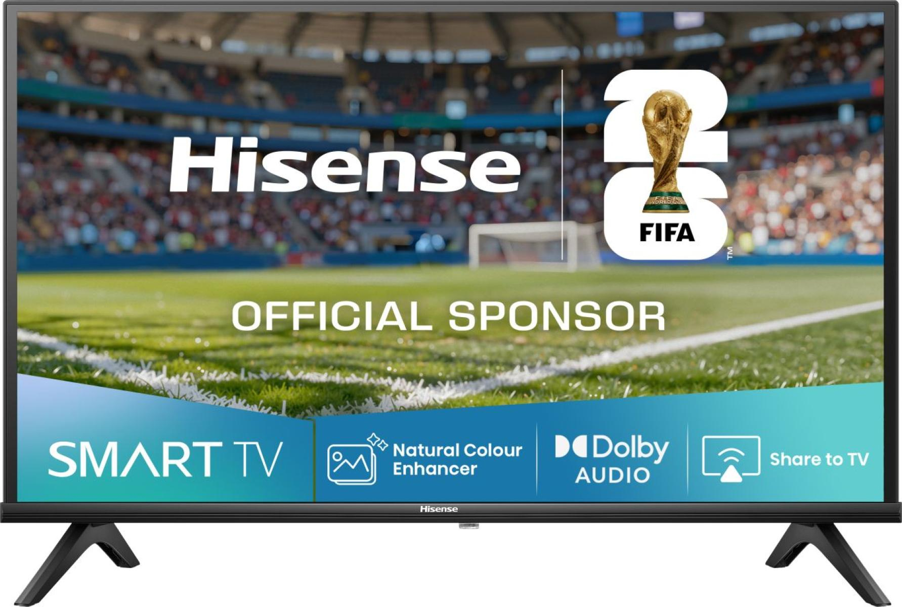 Hisense 40A4Q 101,6 cm (40") Full HD Smart TV Wifi Zwart 200 cd/m² (20016099) thumbnail