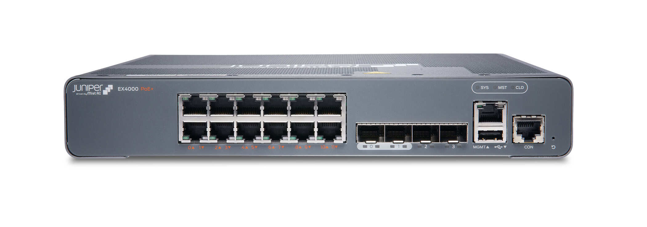 Juniper EX Series EX4000-12P Switch L3 managed 12 x 10/100/1000 (PoE+) (EX4000-12P) thumbnail