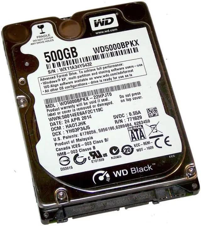Lenovo WD 500GB 7.2K 3.5 SATA Drive 3GBS NO TRAY (00MP675) thumbnail