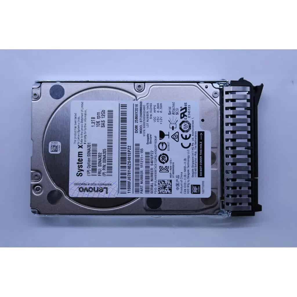 LENOVO 1.2TB 10K 12Gbps SAS 2.5 512e SED (00NA302) thumbnail