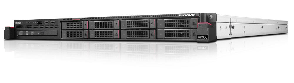 Lenovo ThinkServer RD350 server 0 GB Rack (1U) Intel® Xeon® E5 v4 E5-2603V4 1,7 GHz 16 GB DDR4-SDRAM 450 W (70QM000WEA) thumbnail
