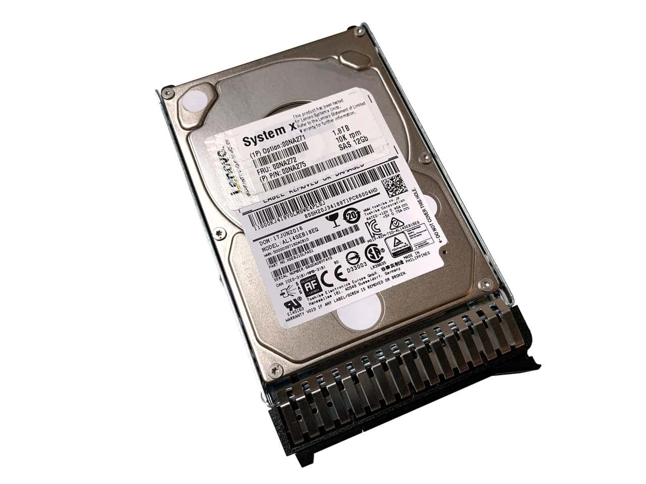 Lenovo 1.8TB 10K 12Gbps 2.5inch SAS HDD 512e (SHD7A23054) thumbnail