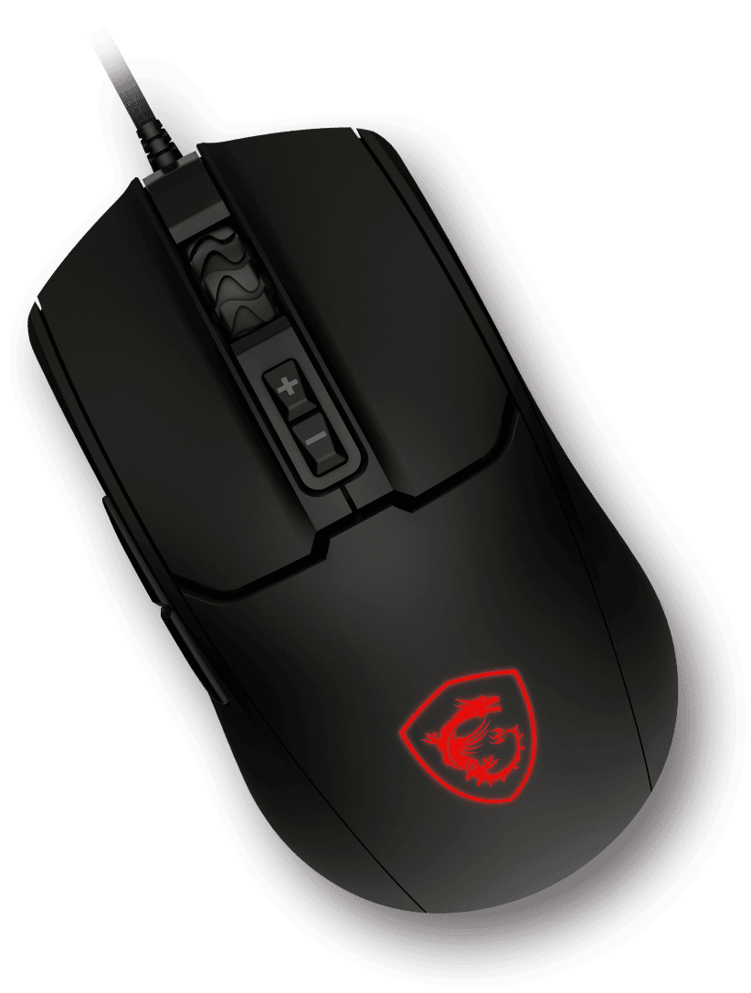 MSI Forge Gm100 Ambidextrous Gaming Mouse USB Type-A - Mouse - Optical (FORGEGM100) thumbnail