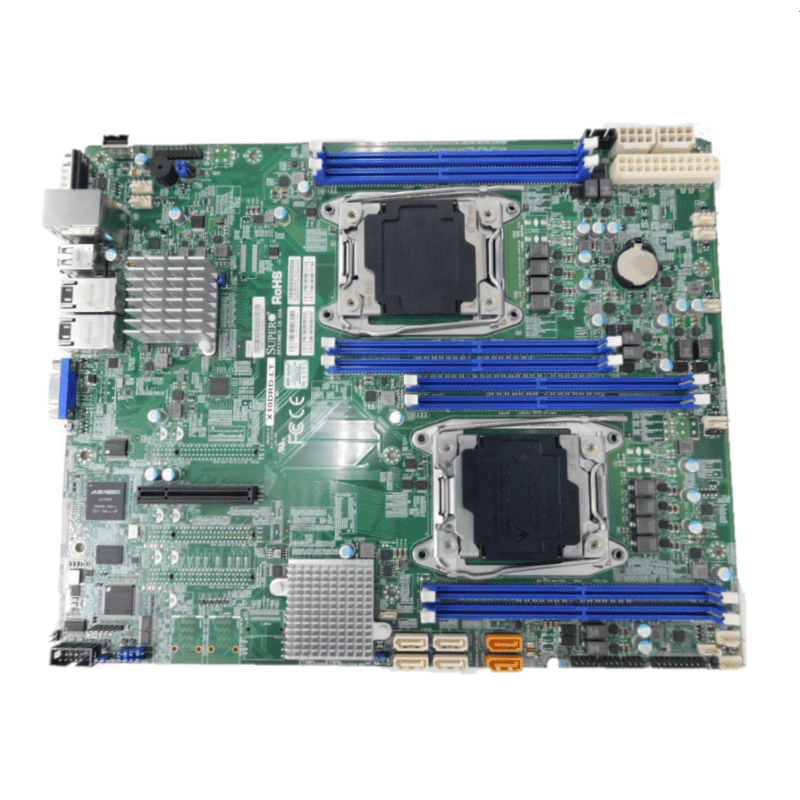 Super Micro Supermicro H13SSL-NT-B Server-Mainboard ATX Socket SP5 AMD EPYC DDR5 bis 3 TB 2x 10GbE (Bulk) (MBD-H13SSL-NT-B) (MBD-H13SSL-NT-B) thumbnail
