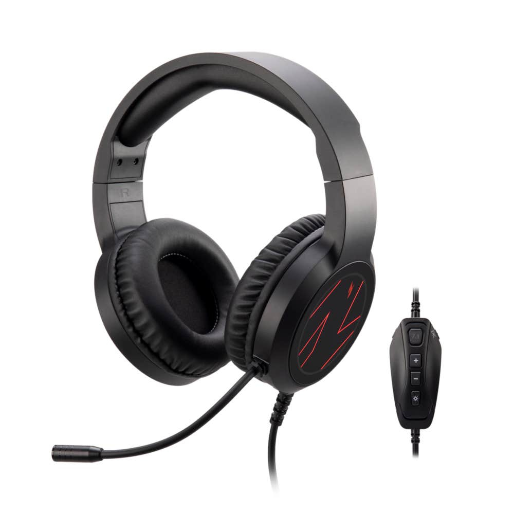 Acer NHW310 Headset Bedraad Hoofdband Gamen USB Type-A Zwart (GP.HDS11.02F) thumbnail
