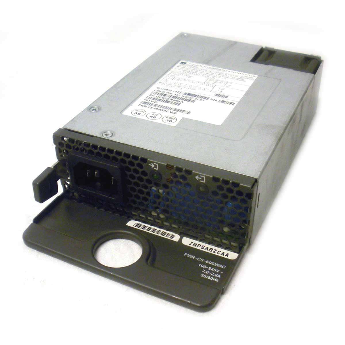 Cisco 600W AC Config 5 Power Supply (PWR-C5-600WAC-RFB) thumbnail