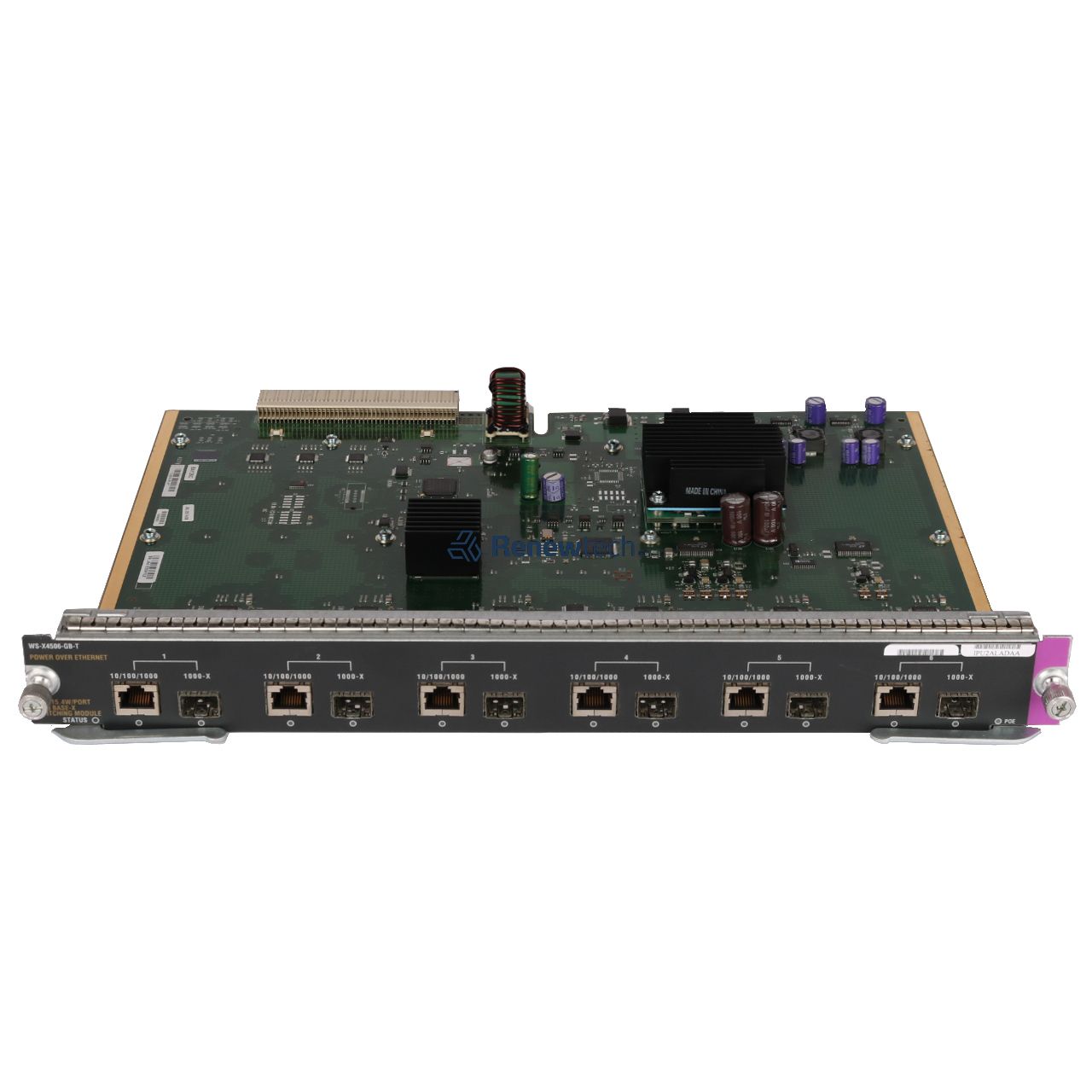 Cisco Cat4500 6pt 10/100/1000 PoE (WS-X4506-GB-T-RFB) thumbnail