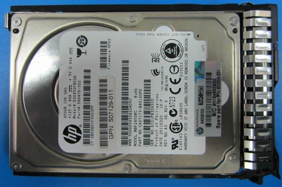 HP HDD, 250GB,7200,SATA 3.5-SGT (482483-001-RFB) thumbnail