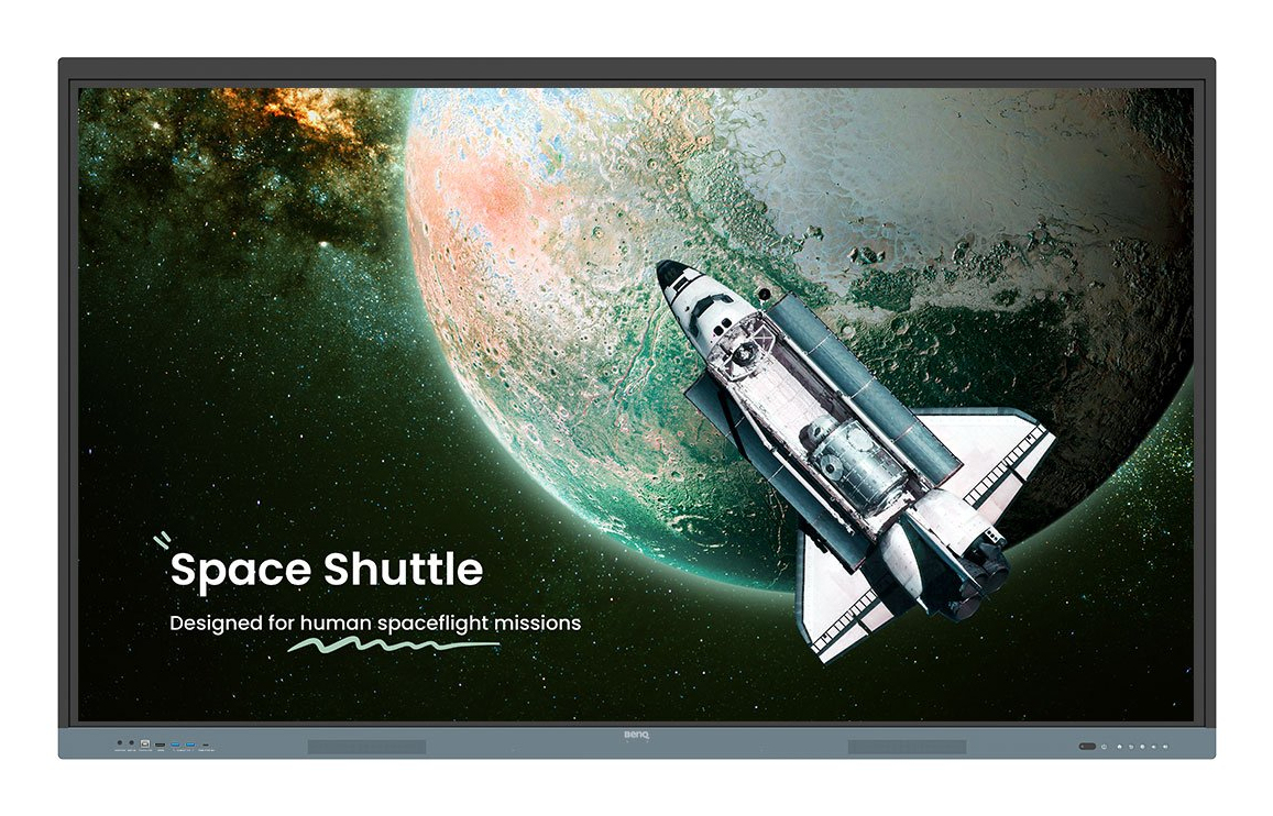 BenQ RE8604 Interactief flatscreen 2,18 m (86") 450 cd/m² 4K Ultra HD Zwart, Grijs Touchscreen Type processor Android (9H.F9GTK.DE6) thumbnail