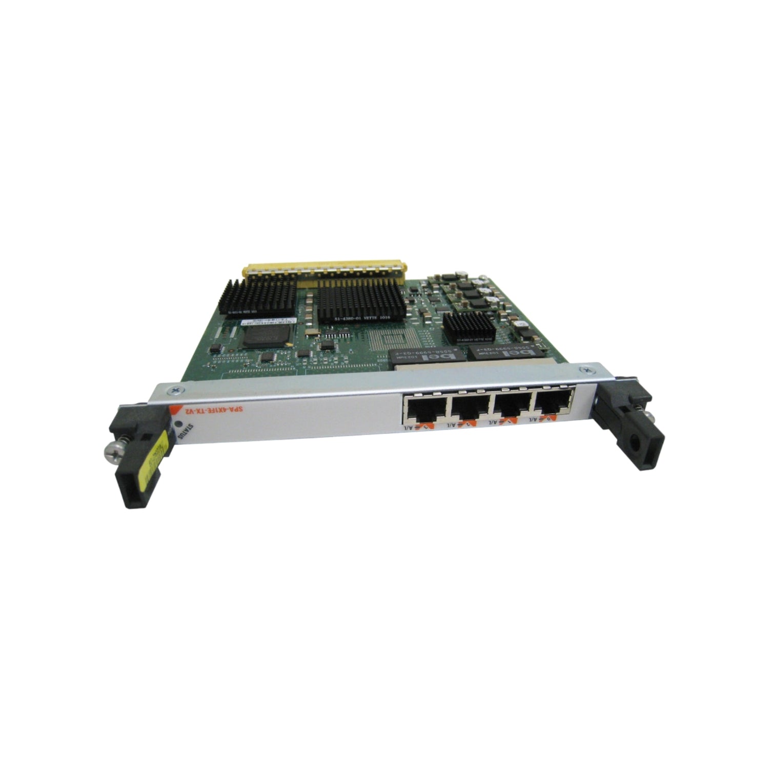 Cisco 4-Port 10BASE-T/100BASE-TX Fast Ethernet Shared Port Adapter (SPA-4X1FE-TX-V2) thumbnail
