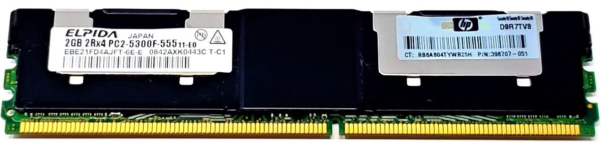 HPE 2GB DDR2-667 FBD 398707-551 (398707-551) thumbnail