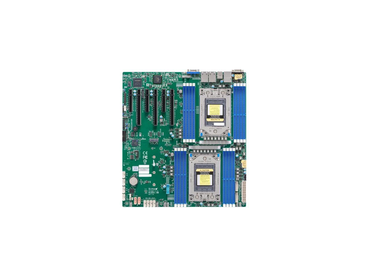 Super Micro SUPERMICRO X12DPI-N6 - Motherboard - Erweitertes ATX - LGA4189-Sockel - 2 Unterstützte CPUs - C621A Chipsatz - USB 3 (MBD-X12DPI-N6-O) thumbnail