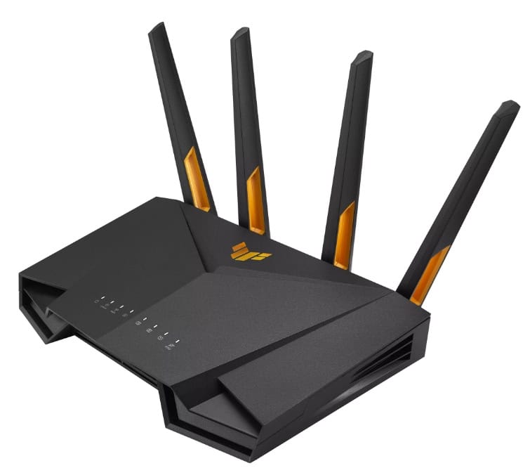 ASUS TUF-AX4200 draadloze router Gigabit Ethernet Dual-band (2.4 GHz / 5 GHz) Zwart (TUF-AX4200) thumbnail